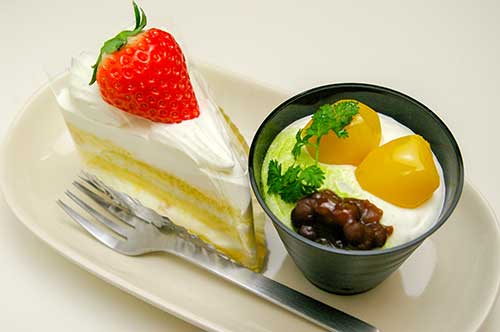 ショートケーキ,栗のケーキ（00640）