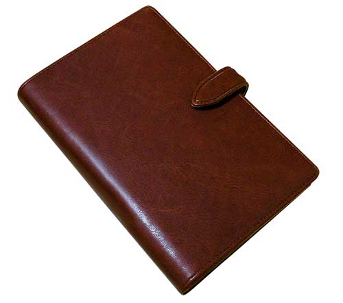 茶色の革手帳（00780）
