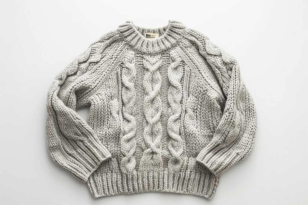 手編み風のセーター