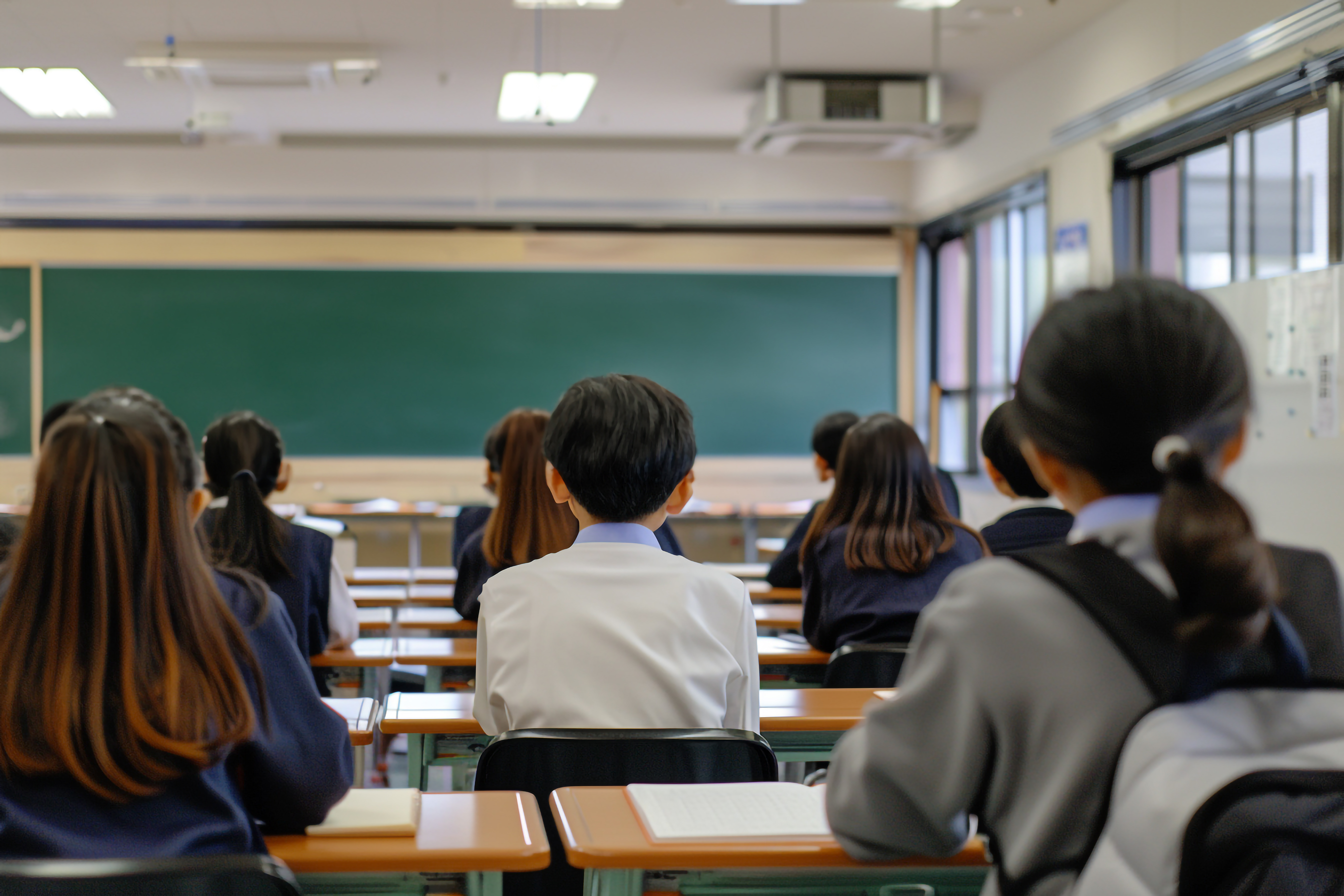 中学生の授業風景