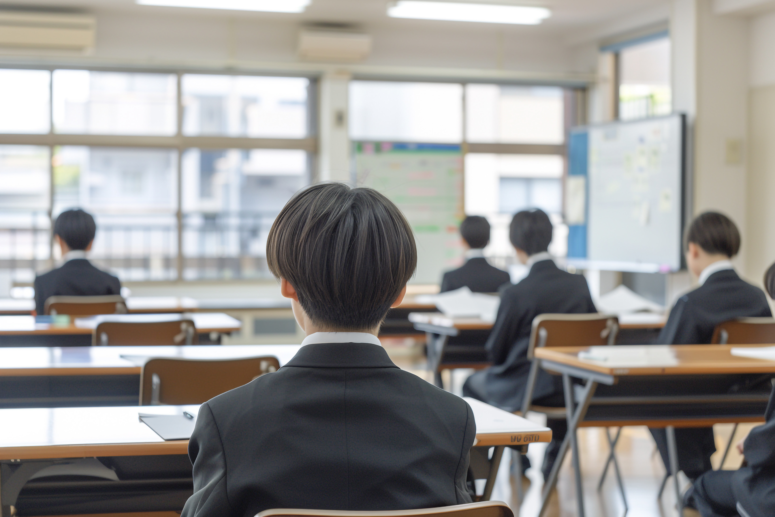 中学生の授業風景