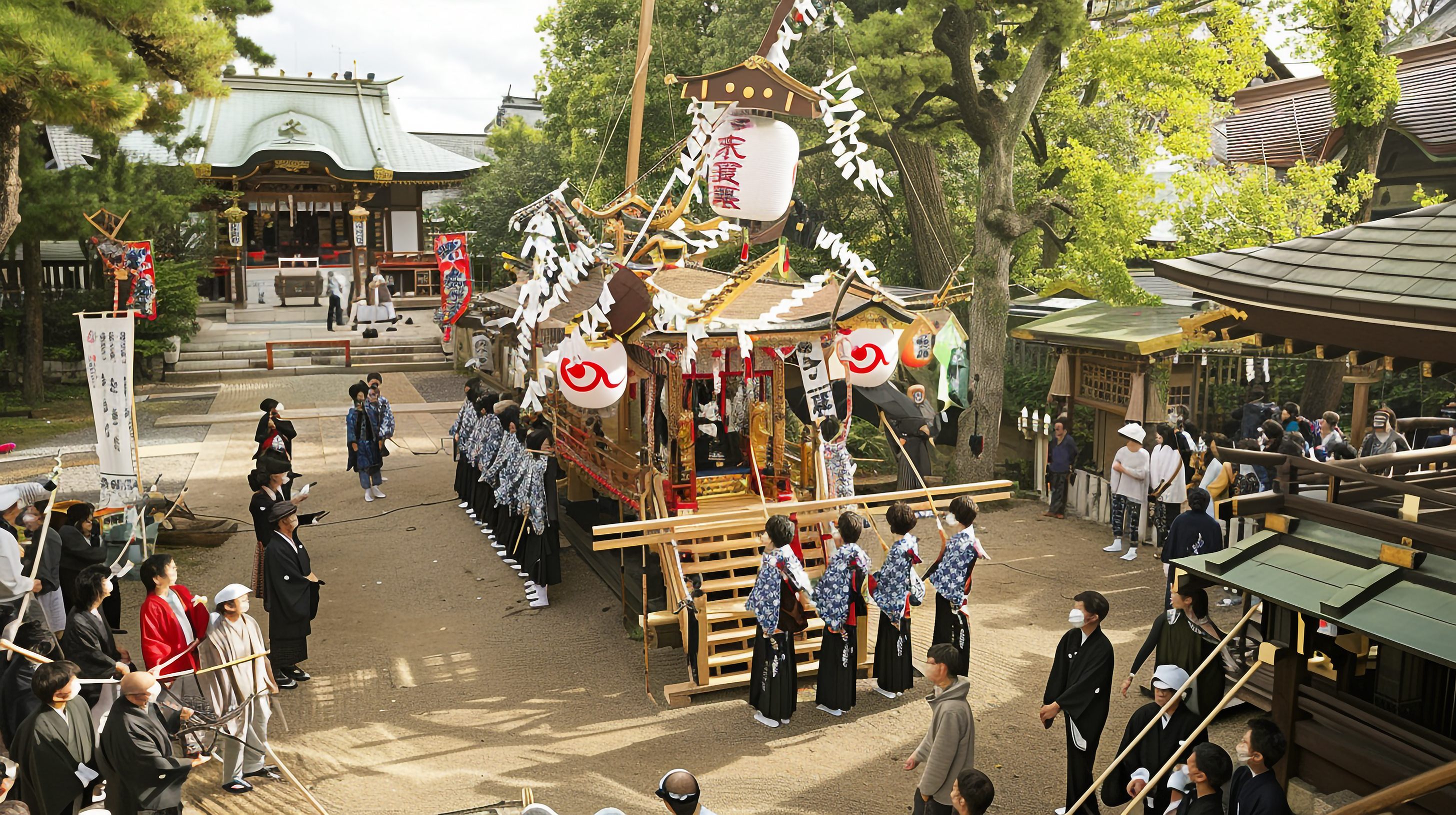 祭りの準備