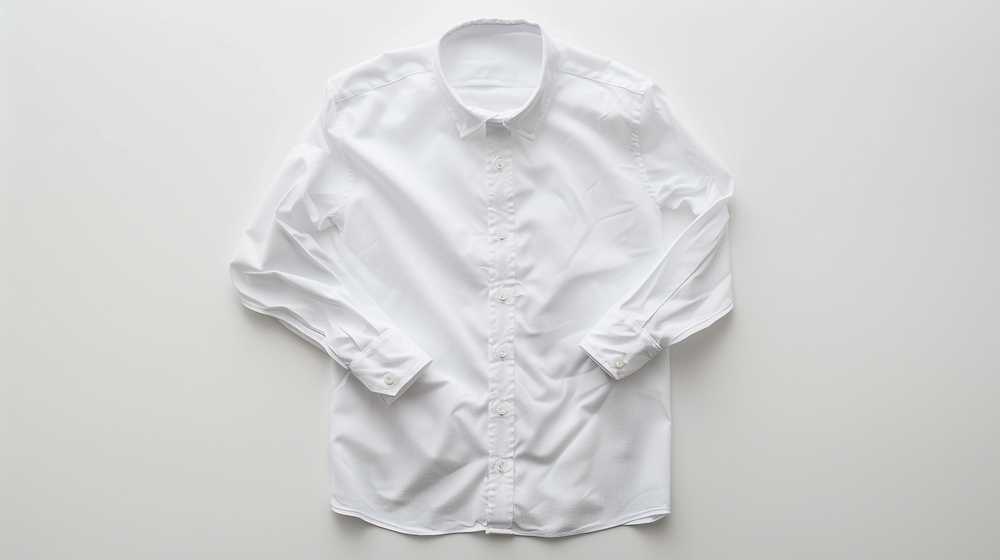 オーガニックコットンの白いシャツ