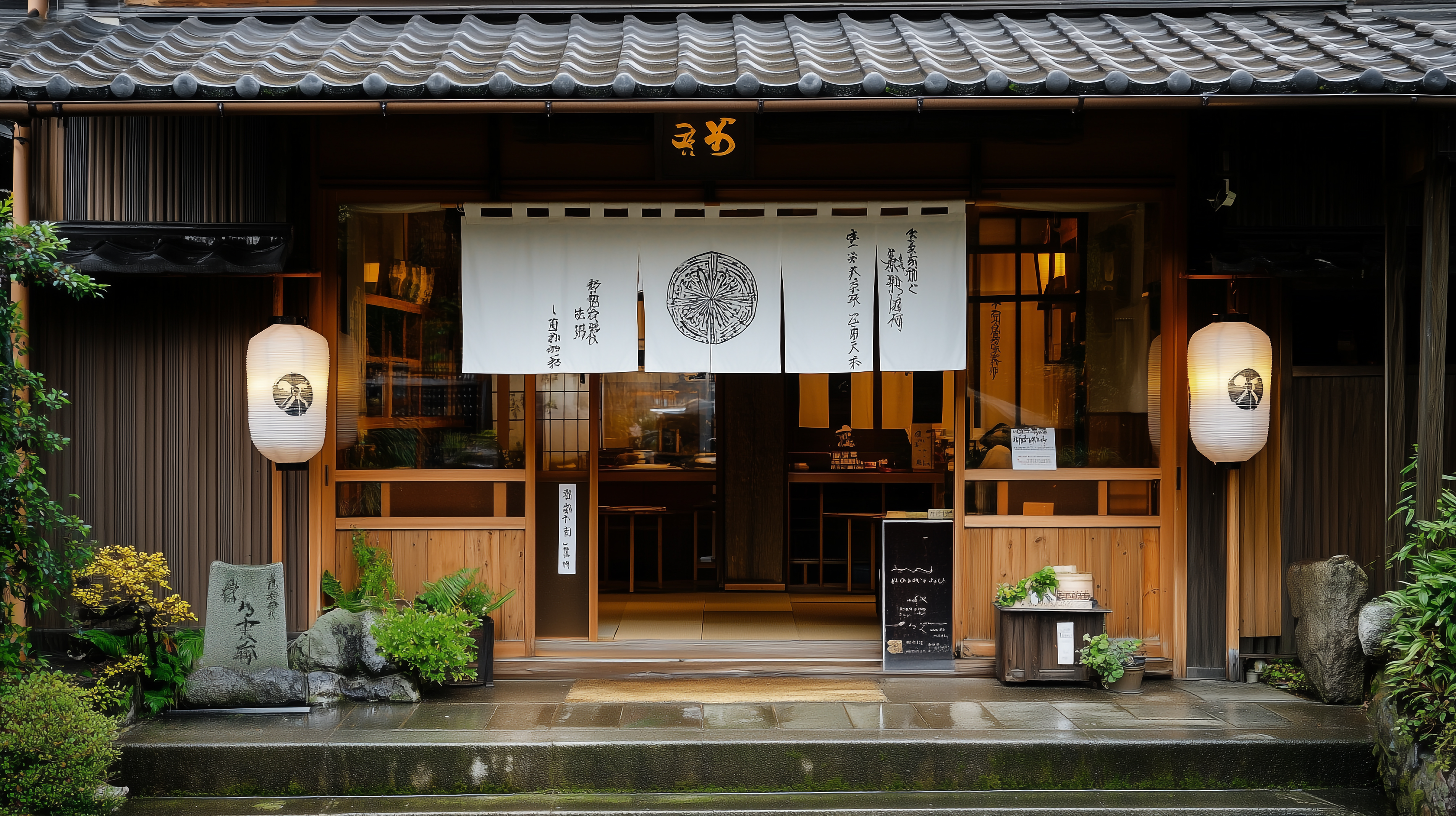 伝統的な和食屋・和風の建造物